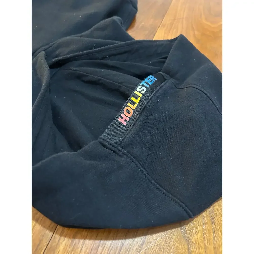 Black Rainbow Hollister California Hoodie | Hooded‎ Sweatshirt - (Men's M)